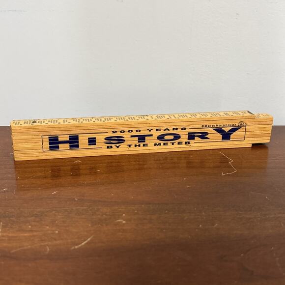 Metermorphosen 2000 Other - 2000 Years By the Meter History Folding Ruler Metermorphosen Teaching Tool